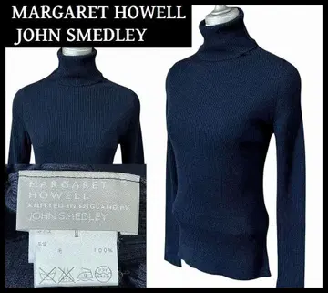 영국제 마가렛호웰 존스메들리 리브 터틀넥 니트 네이비