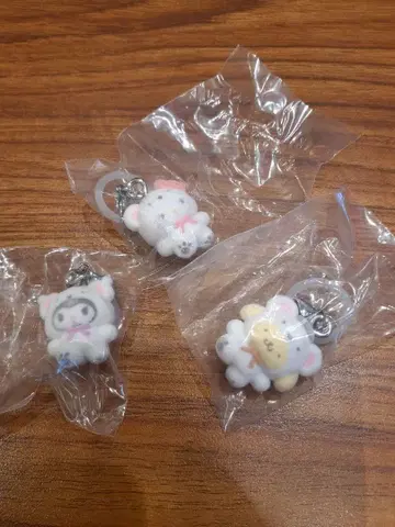 산리오 후와후와 스노우 메지루시 액세서리 3개 세트 키티