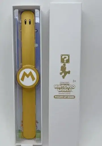 USJ 마리오 2주년 수량 한정 파워업 밴드 골드