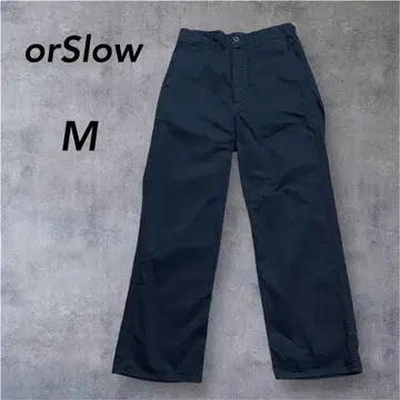 orSlow 오어슬로우 헤링본 프렌치 워크 팬츠 블랙 M