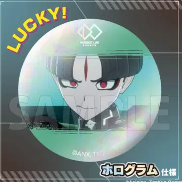 HUNDRED LINE 최종 방위 학원 캔뱃지 복권 마루코 라쿠 외