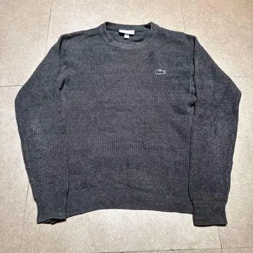 Lacoste 스웨터 니트 코튼 면 다크 그레이 크루넥 2