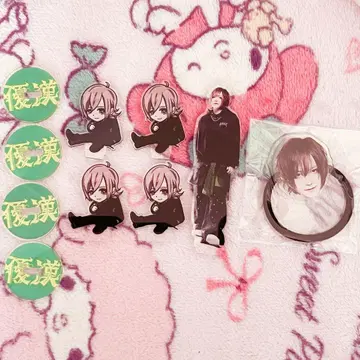 아마이 보료쿠 아마보우 분 아크릴 스탠드 폴라로이드 머리끈