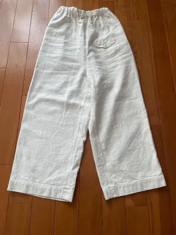 고쉬 슬렌 해링본 와이드 팬츠