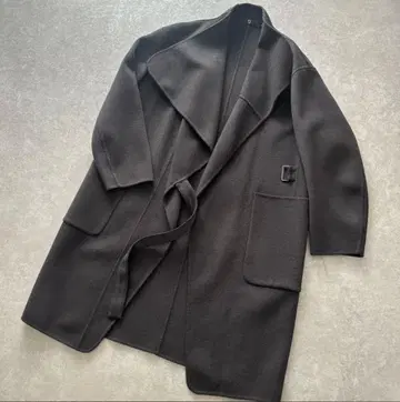 유니클로 +J 캐시미어 블렌드 노카라 코트