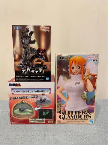 원피스 드래곤볼 피규어 묶음 판매 3세트