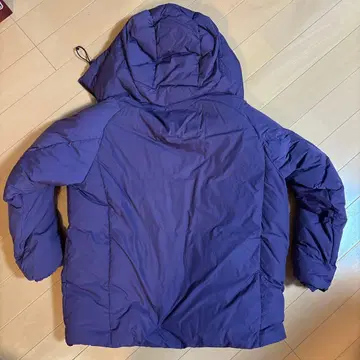 relume 후드 부착 다운 자켓 보라색