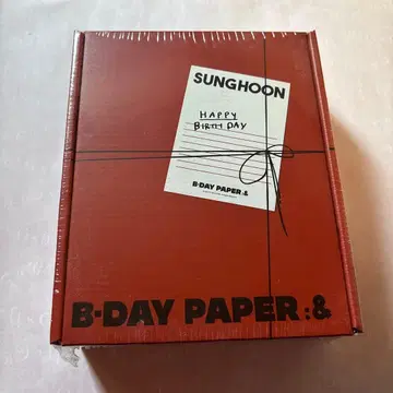 ENHYPEN 에나프 성훈 B-DAY PAPER :& 미개봉