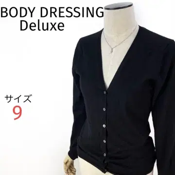 BODY DRESSING Deluxe V넥 가디건 캐시미어 100%