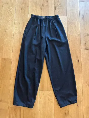 GALERIE VIE 울스 울 플란넬 오벌 팬츠