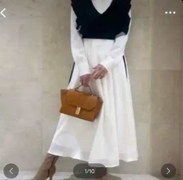 미사용품 셀포드 베스트 포함 원피스