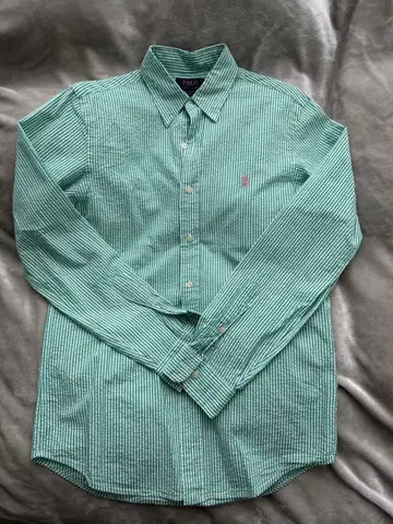 랄프 로렌 긴팔 셔츠 그린