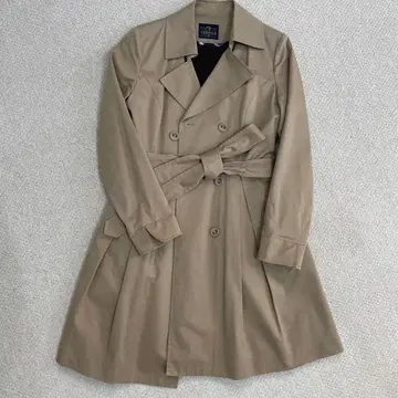 FABRICE 베이지 트렌치코트 플레어