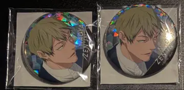 극장판 주술회전 홀로그램 캔뱃지 2개 세트 젠인 나오야