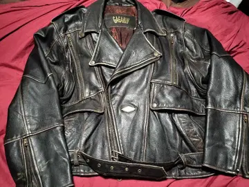 GAGARIN 더블 라이더 자켓 블랙