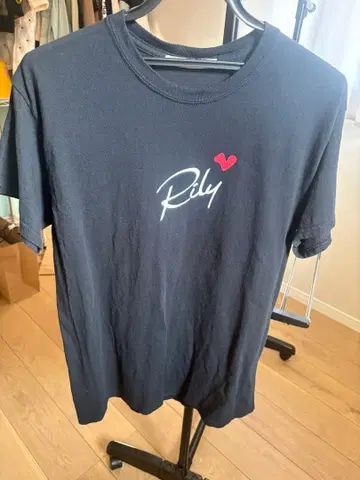 RILY 이마이치 류지 블랙 T셔츠 M 사이즈 100% 코튼