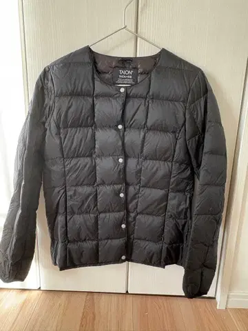 TAION 블랙 다운 자켓