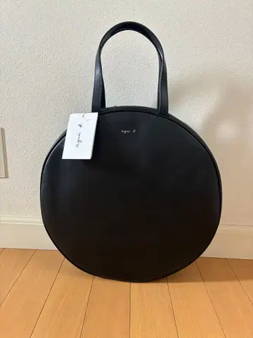 새상품 에네스베 agnes b. 서클 가죽 핸드백 marion