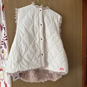 JaVa 콜라보 2way 충전솜 퀼팅 리버서블 베스트