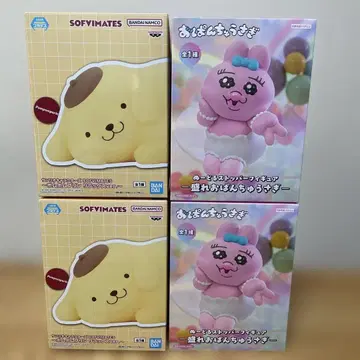 프라이스 피규어 묶음 판매 빤쮸토끼 & 폼폼푸딩