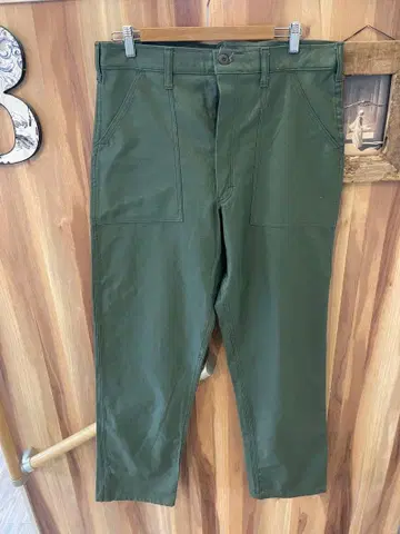 stanray 베이커 팬츠 올리브 w36