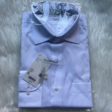 새상품 유니클로 슈퍼 논아이론 슬림핏 셔츠 XL 화이트