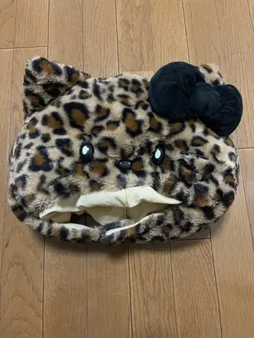 [ 즉시 구매 OK ] 레오파드 무늬 키티 USJ 모자