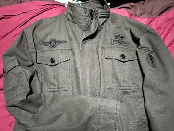 밀리터리 자켓 올리브 그린