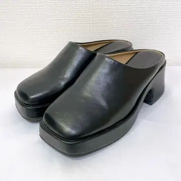 mysacloset 통굽 사보 샌들 블랙 [ LL ] 콜라보 다나카 리나