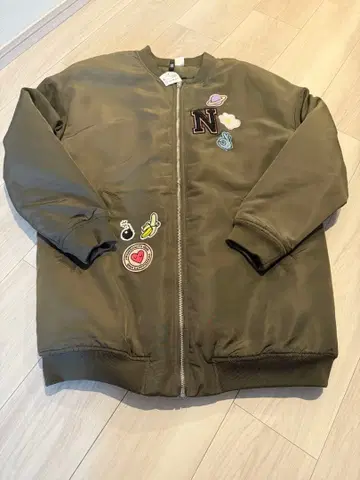 H&M 올리브색 MA-1 자켓 size36