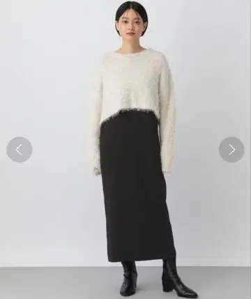 A part by 라메 샤기 2P 세트 원피스