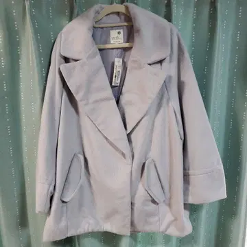 earth 라이트 그레이 코트