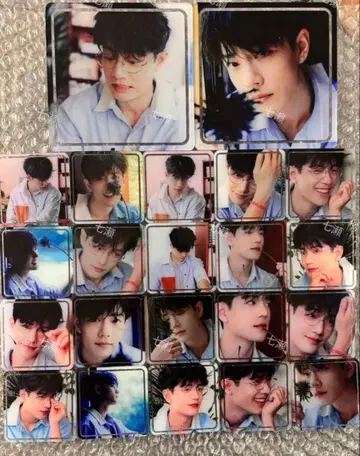 샤오잔  생일 아크릴 카드 22장 세트