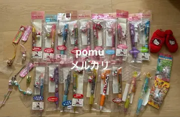 키티 챠미키티 스트랩 장갑 끈 인형 볼펜