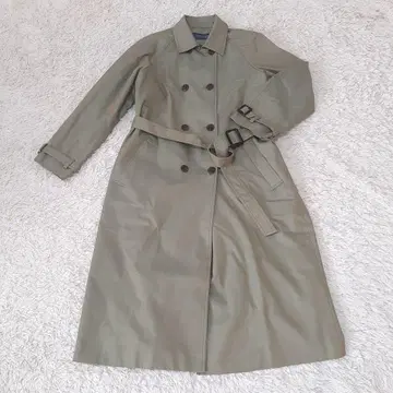 새상품급 CARA O CRUZ 캐러오크루스 트렌치코트 레인보우 벨트