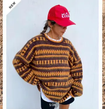 sudo su_do 패턴 니트 새상품