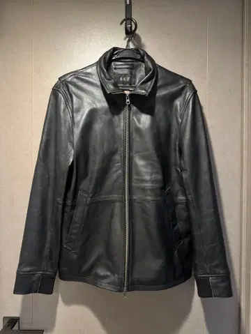 GGD 블랙 가죽 자켓 사이즈 2
