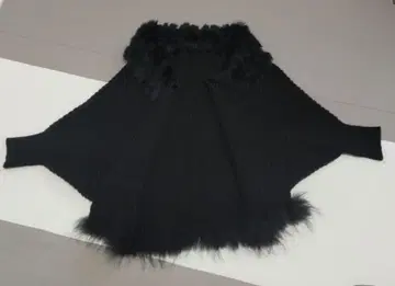 퀴즈 코트 퍼 가디건