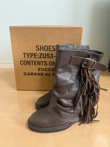 zucca 주카 프린지 나우시카 부츠 M