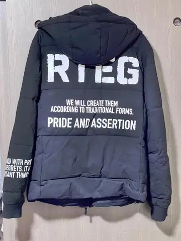 RTEG 아담스 저글러 다운 자켓 L 사이즈 블랙