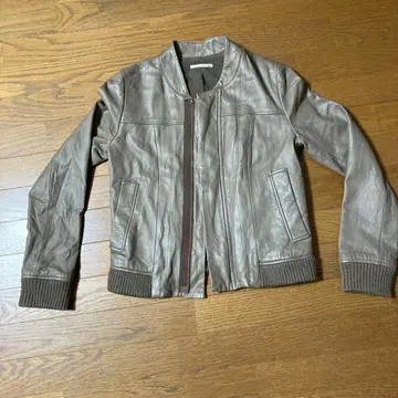 여성용 브라운 가죽 자켓 앤티크