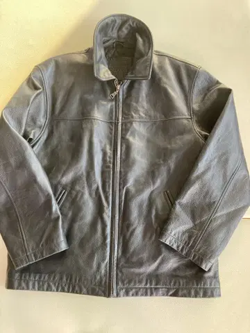 앙제 로 트리코 가죽 아우터 이탈리아제 블랙