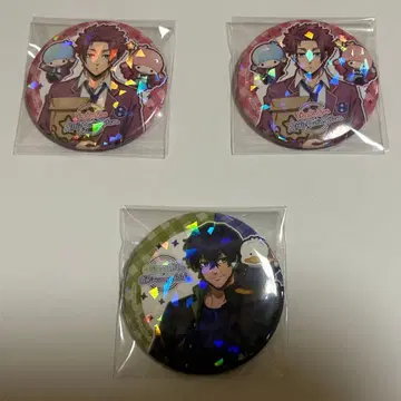 블루 록 이토시 사에 아이쿠 산리오 홀로그램 캔뱃지