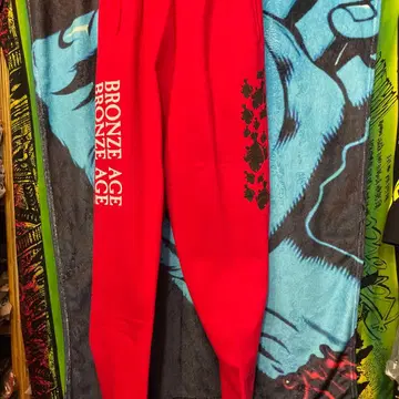 BRONZE AGE 빨간색 스웨트 팬츠 S