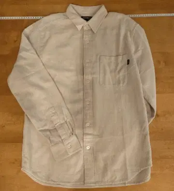 에디 바우어 베이지 긴팔 셔츠 S 사이즈 울 혼방