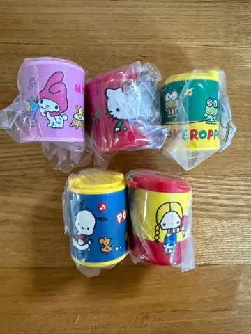 캡슐 토이 5개 세트 헬로키티 외