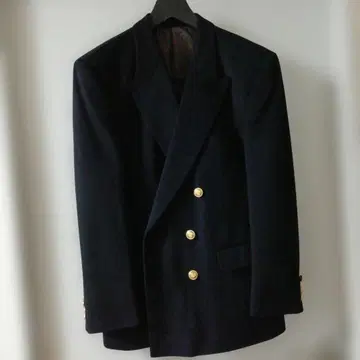 Aquascutum 더블 자켓, 미사용 네이비