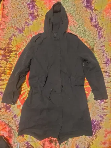 ALPHA INDUSTRIES 블랙 모즈 코트 M 사이즈