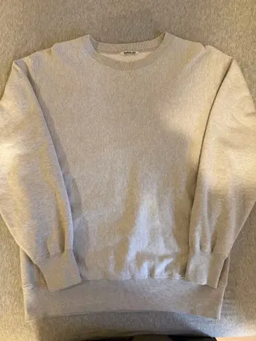 AURALEE 22AW HIGH COUNT HEAVY SWEAT