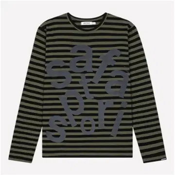 Safarispot TICKETING STRIPE BORDER TEE